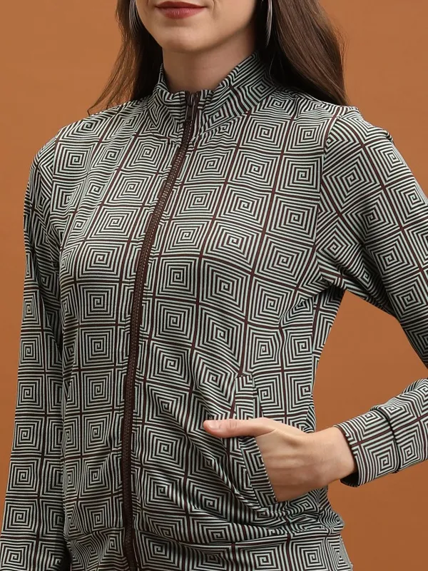 Tokyo Talkies Women Green Blazer With Trouser