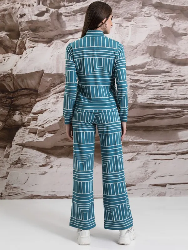 Women Coat With Trouser Co-Ords