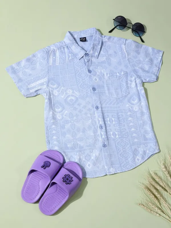 Boys Slim Fit Casual Shirt