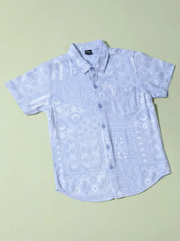 Boys Slim Fit Casual Shirt