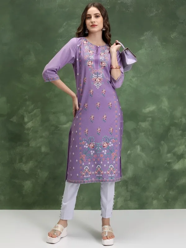 Printed Straight Kurta