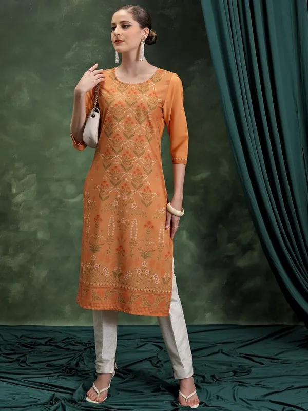 Printed Straight Kurta