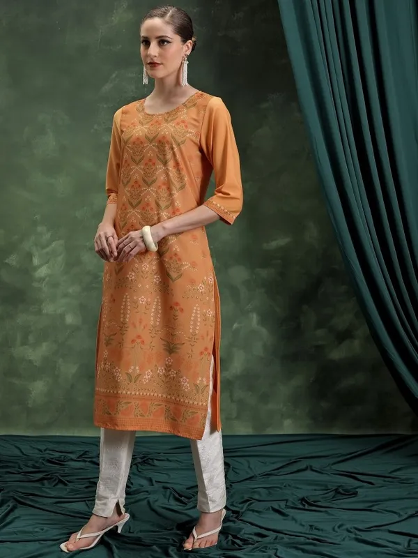 Printed Straight Kurta
