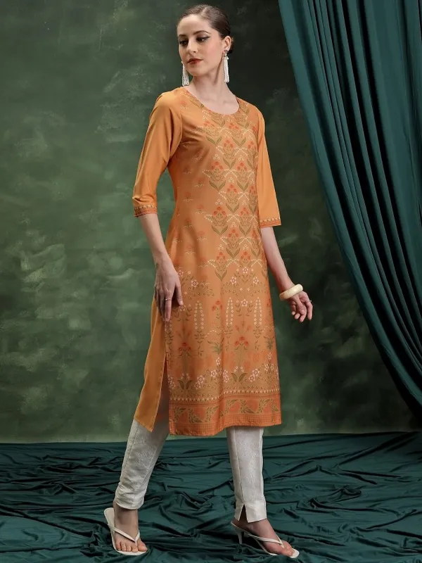 Printed Straight Kurta