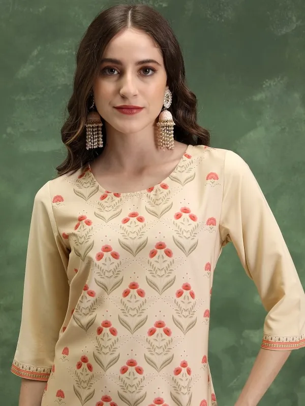 Printed Straight Kurta