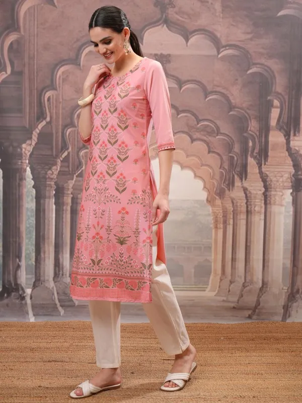 Printed Straight Kurta