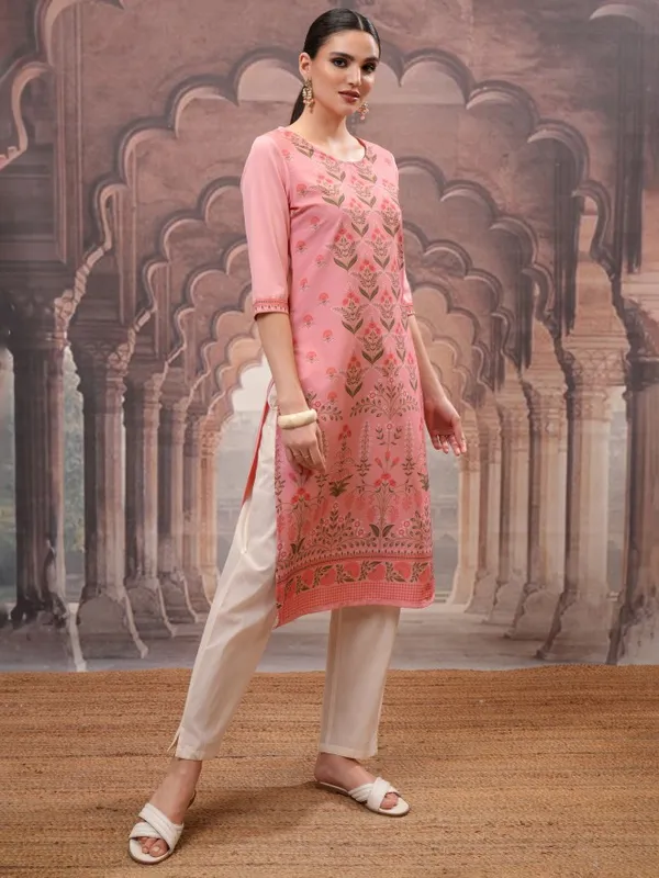 Printed Straight Kurta