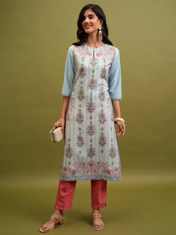 Printed Straight Kurta