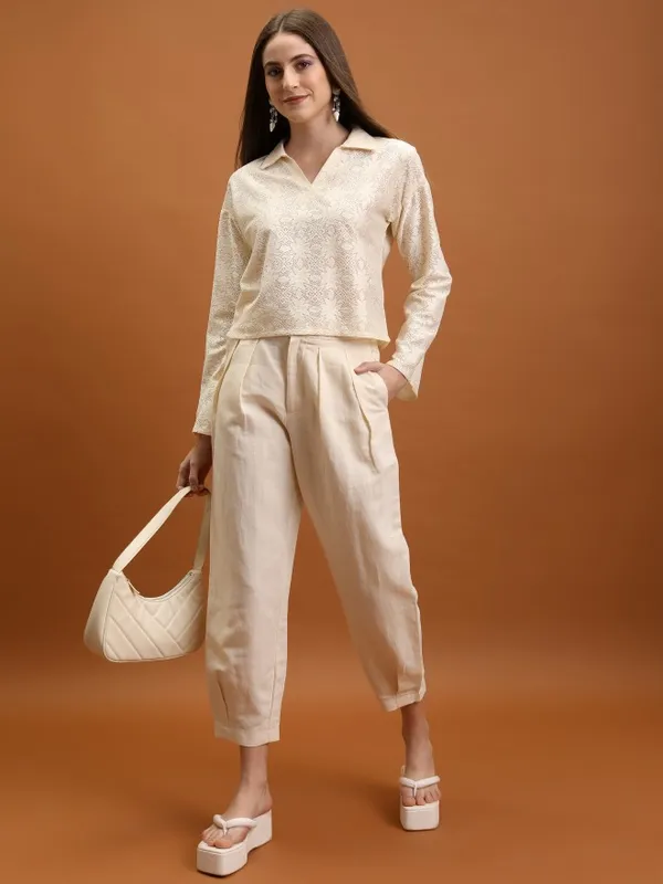 Self Design Regular Top