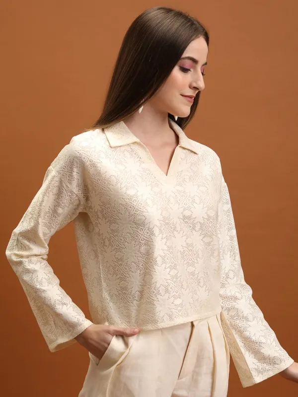 Self Design Regular Top