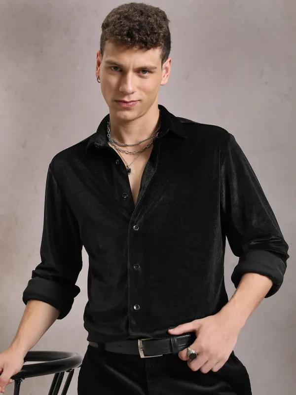 Men Slim Fit Casual Shirt