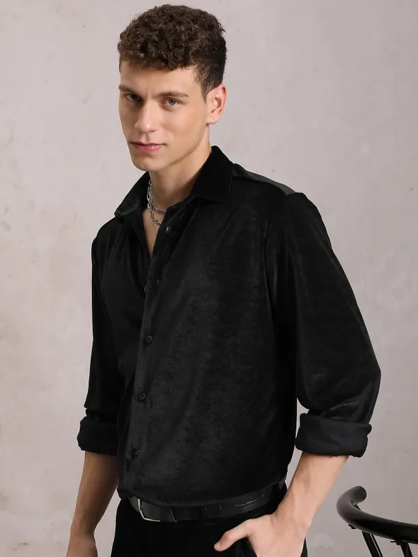 Men Slim Fit Casual Shirt