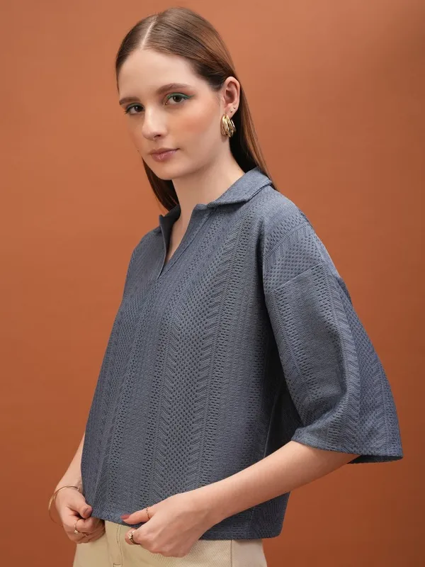 Self Design Regular Top