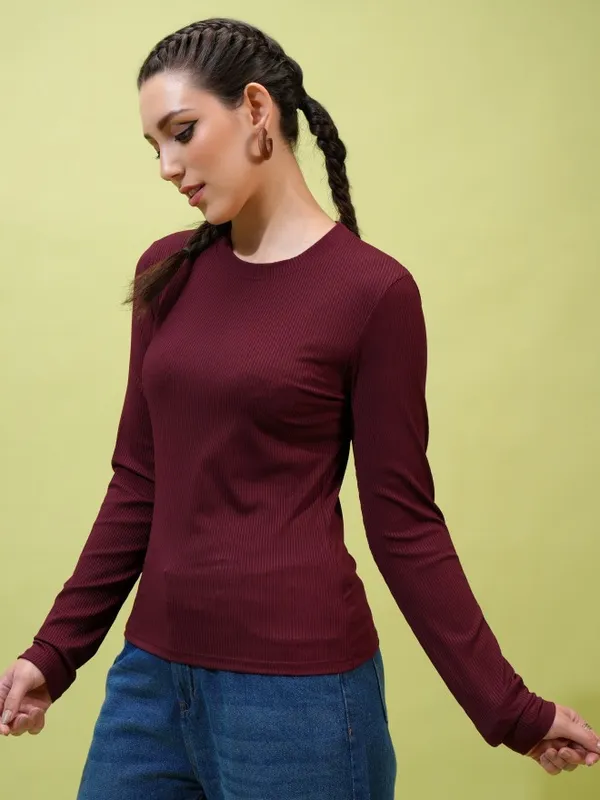 Solid Fitted Top