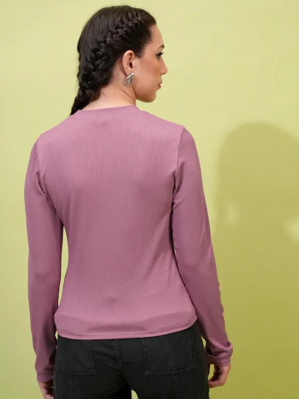 Solid Fitted Top