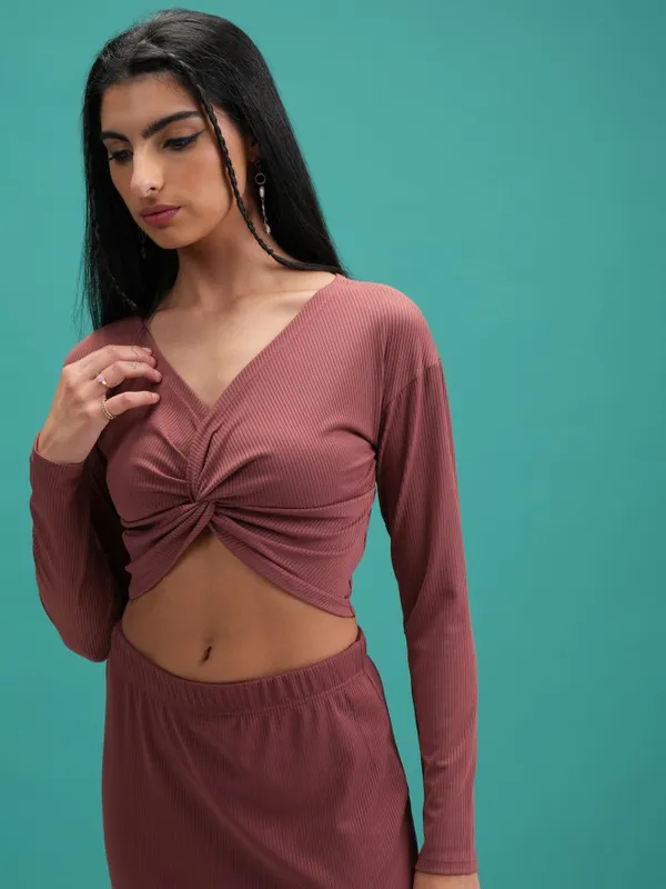 Solid Fitted Top