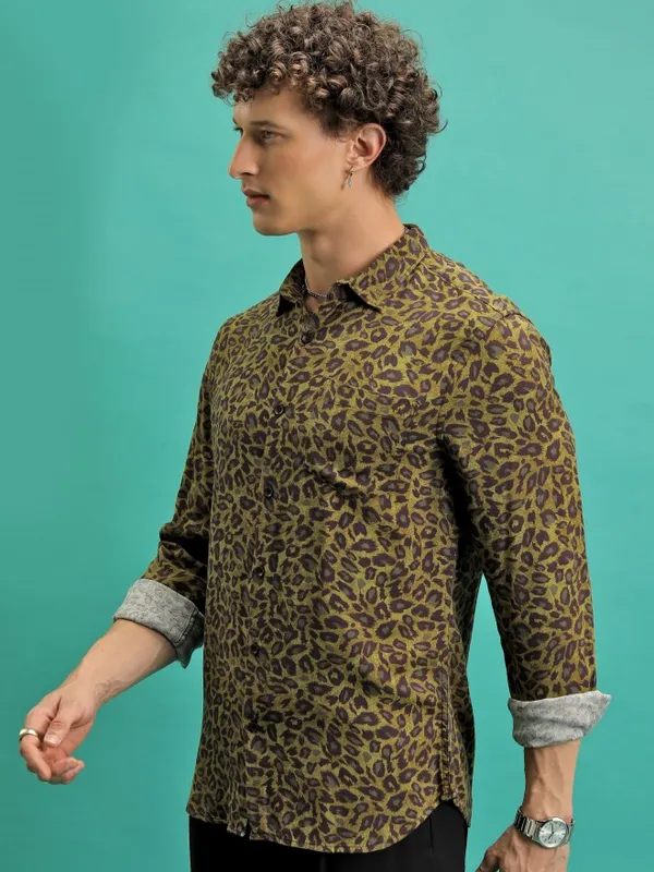 Men Printed Casual Shirt