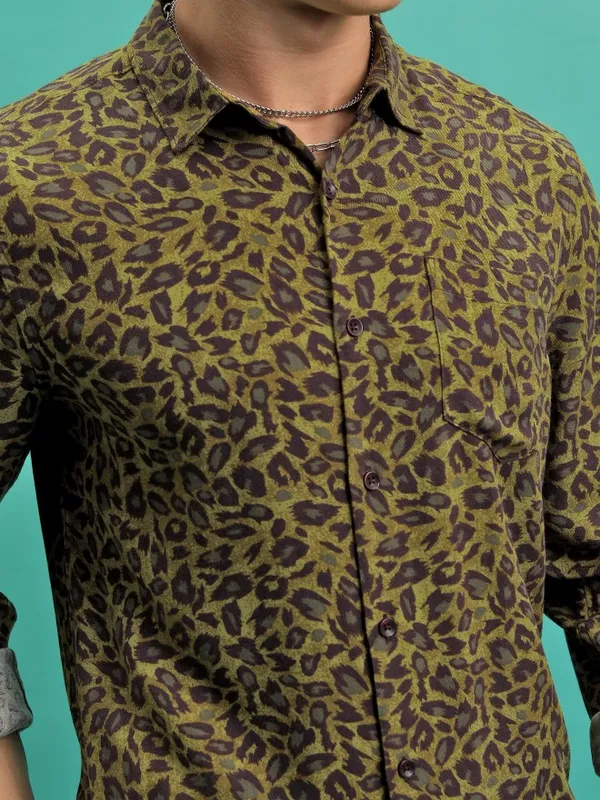 Men Printed Casual Shirt