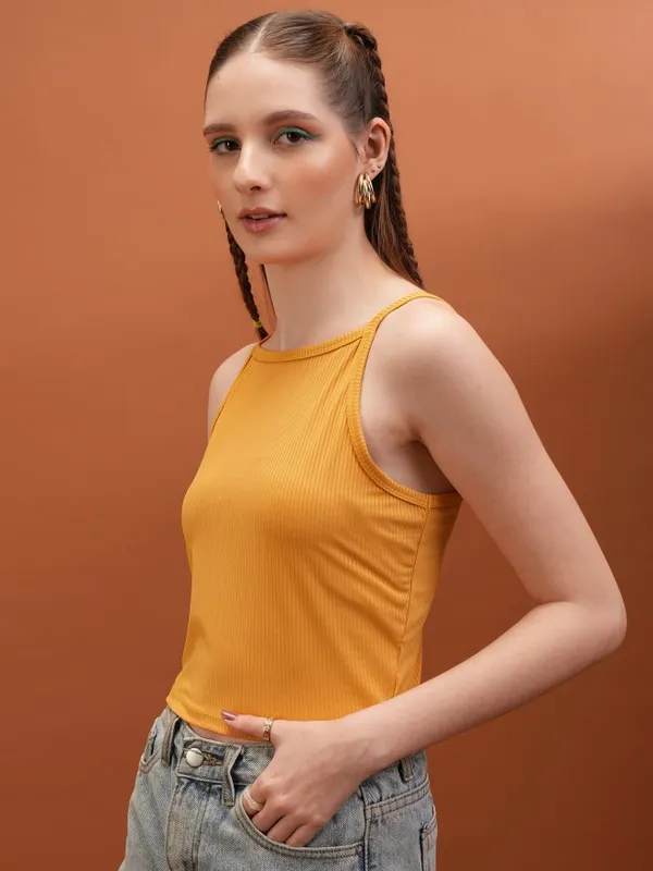 Solid Fitted Top