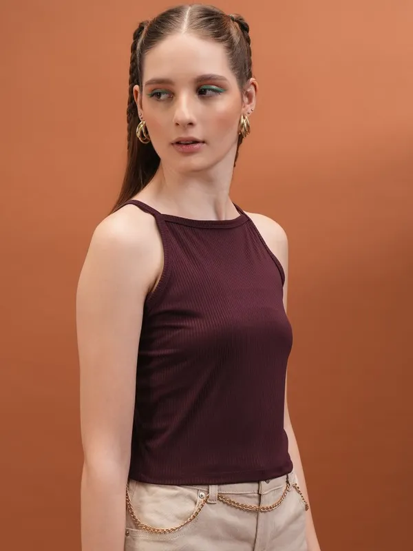 Solid Fitted Top
