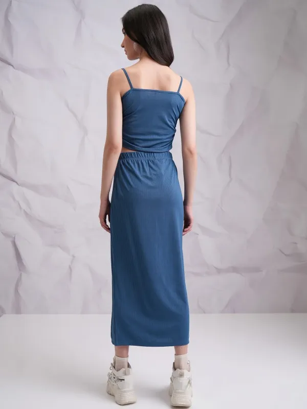  Tokyo Talkies Women Blue Co-Ords