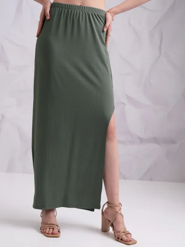  Tokyo Talkies Women Olive Co-Ords