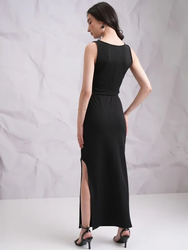  Tokyo Talkies Women Black Co-Ords