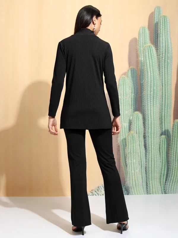 Tokyo Talkies Women Black Top With Trouser