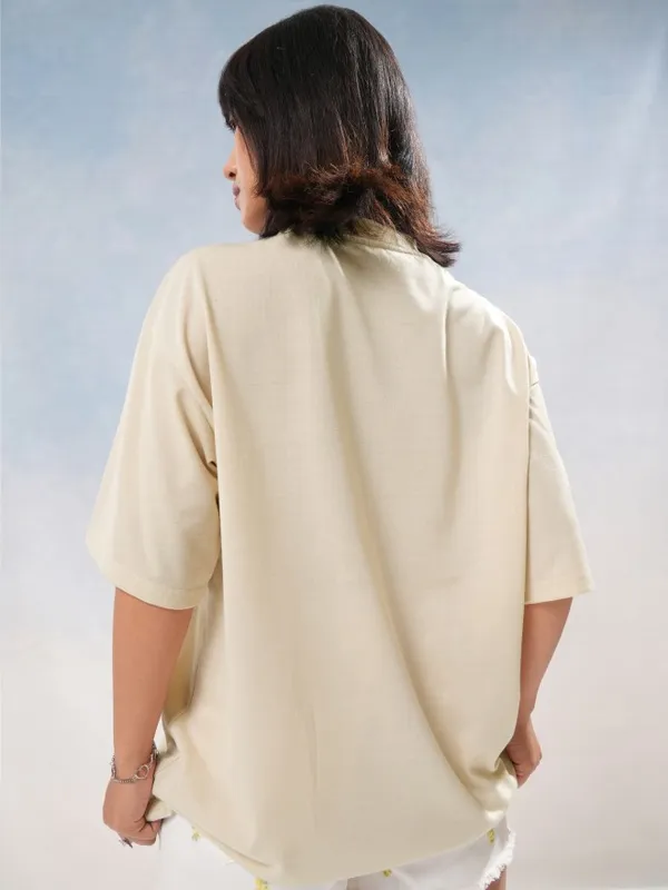 Printed Oversized Fit T-Shirt