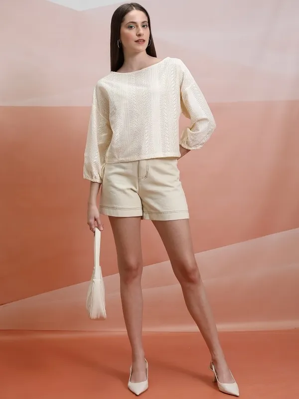 Self Design Regular Top