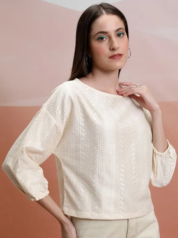 Self Design Regular Top