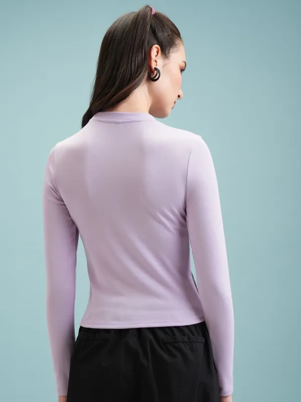 Printed Fitted Top