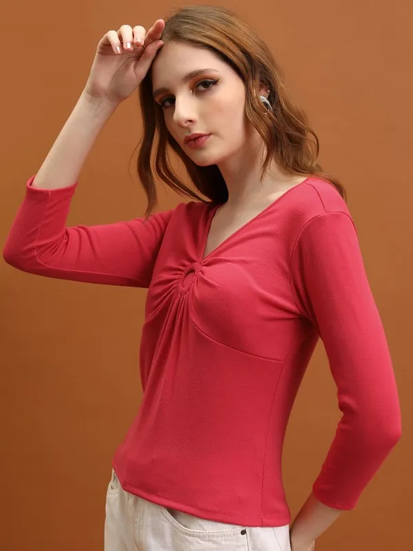 Solid Fitted Top