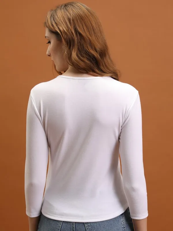 Solid Fitted Top