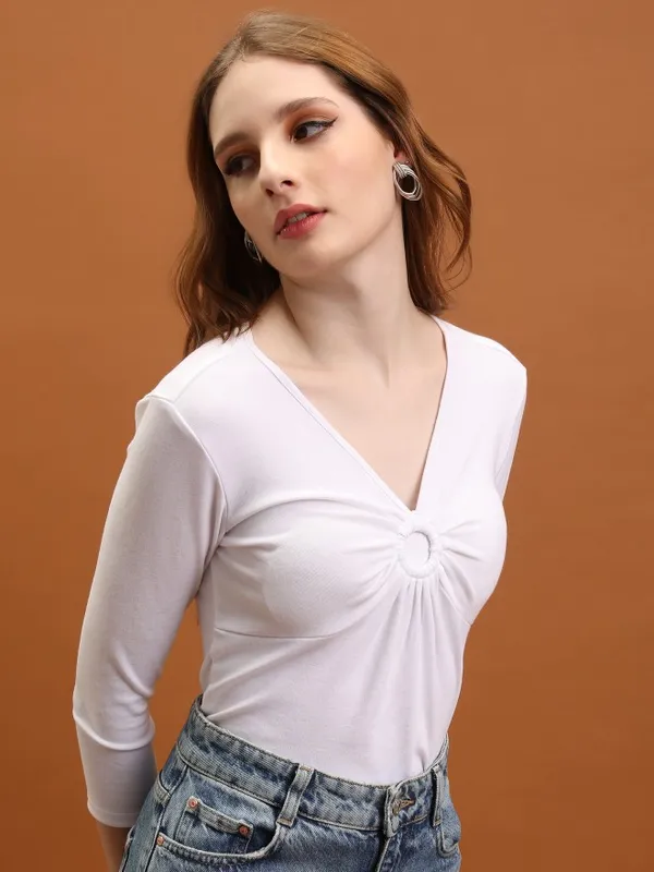 Solid Fitted Top
