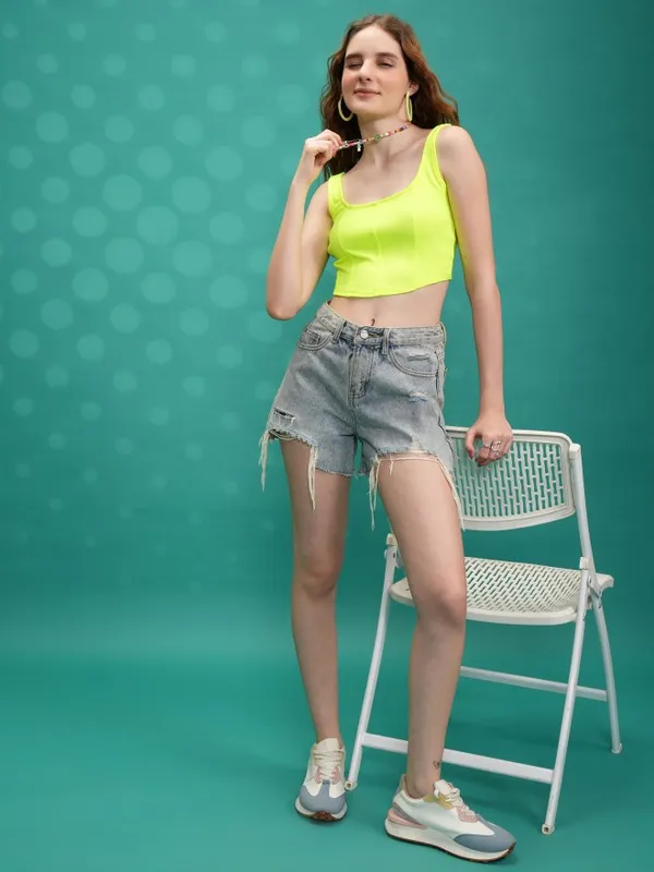 Solid Fitted Top