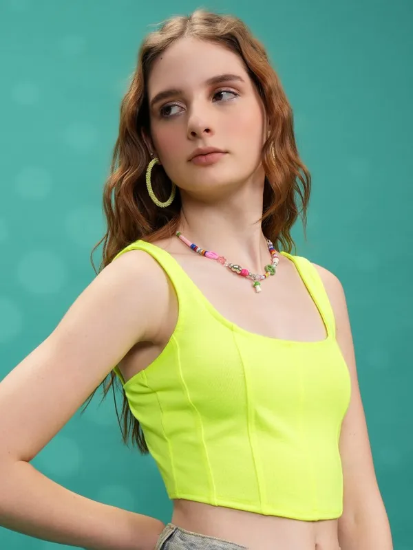Solid Fitted Top