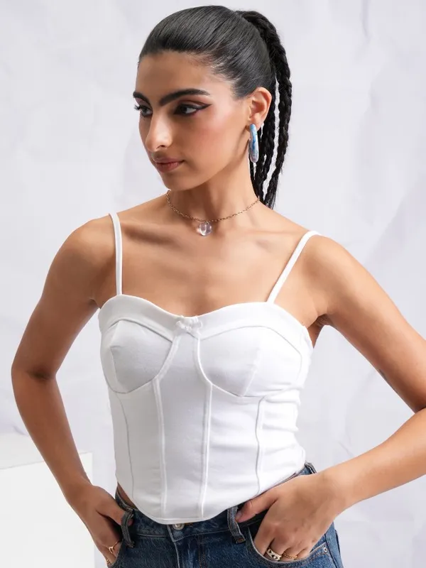 Solid Fitted Top