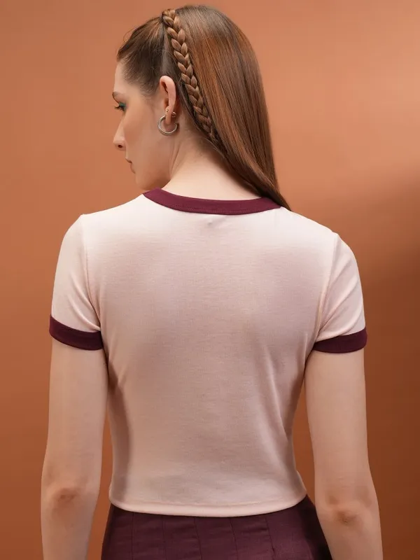 Printed Fitted Top