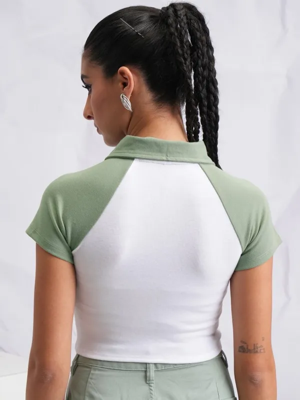 Printed Fitted Top