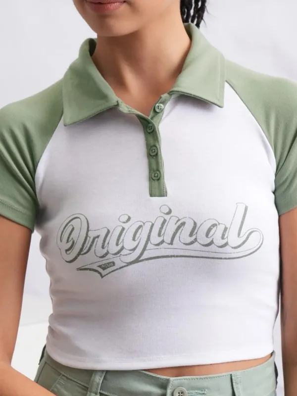 Printed Fitted Top