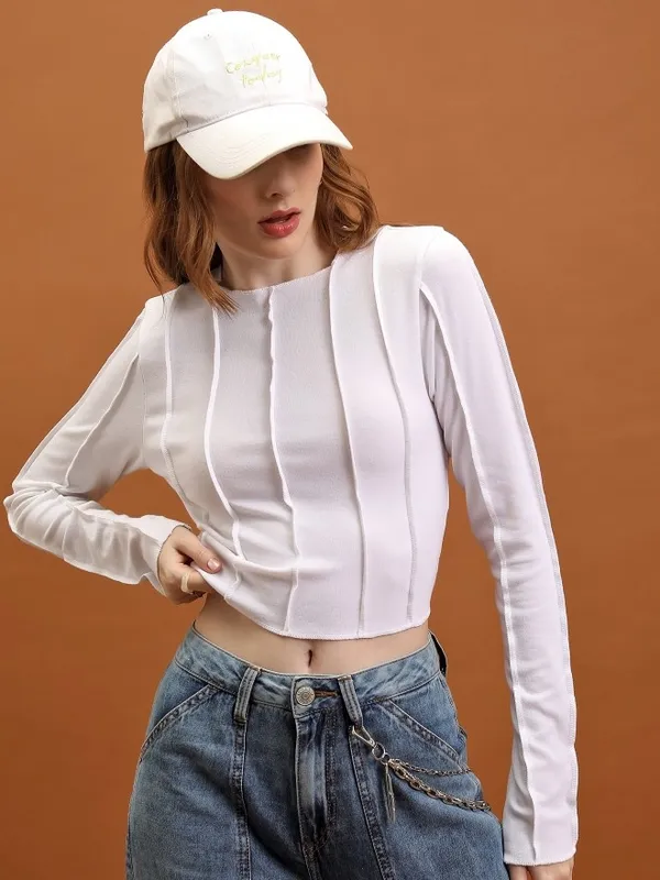 Solid Fitted Top