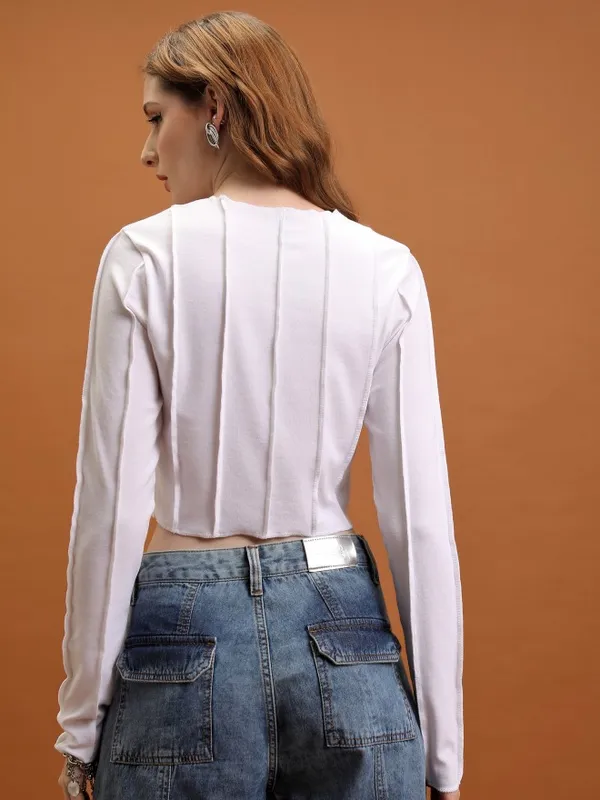 Solid Fitted Top
