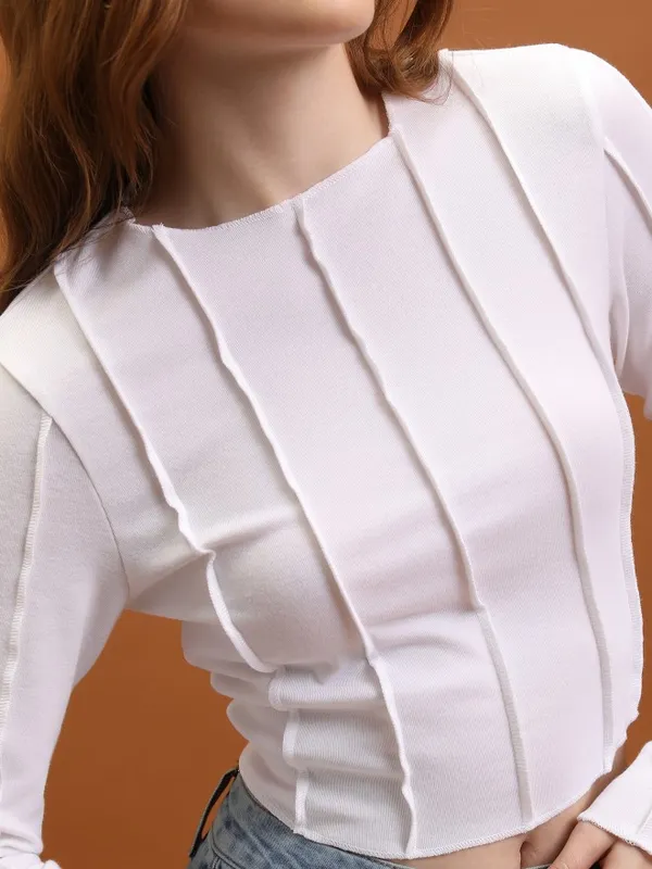 Solid Fitted Top