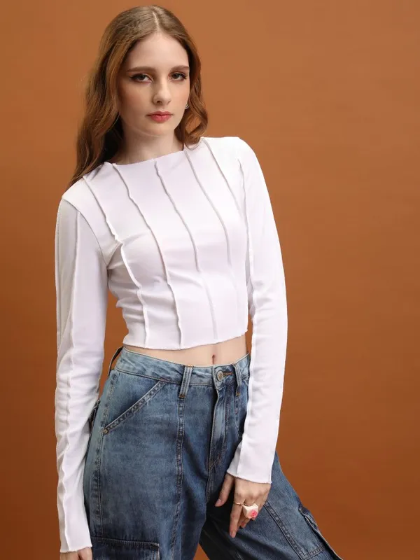 Solid Fitted Top