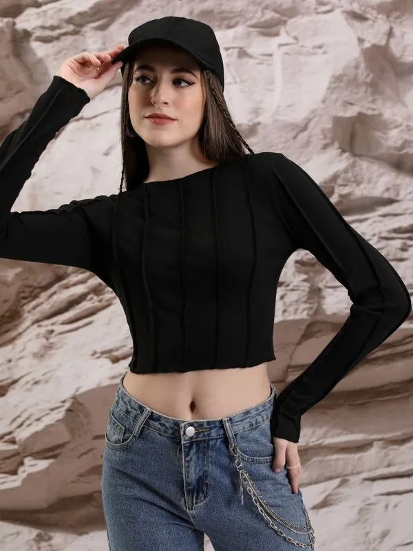 Solid Fitted Top