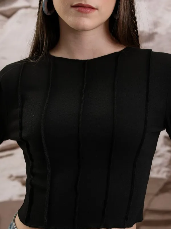 Solid Fitted Top