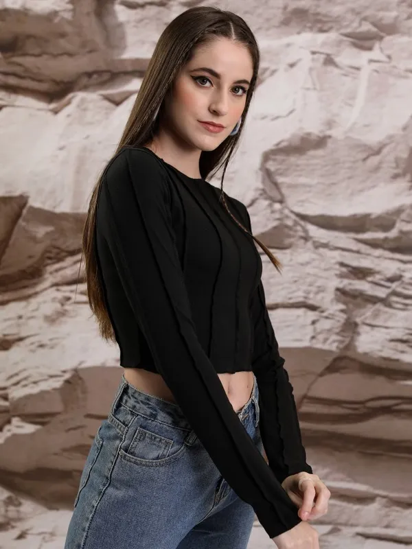 Solid Fitted Top
