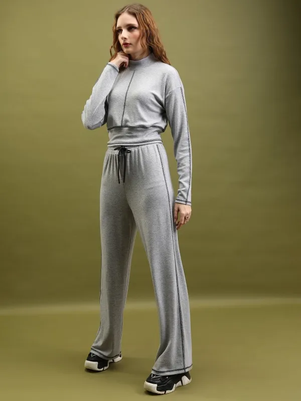  Tokyo Talkies Women Grey Co-Ords