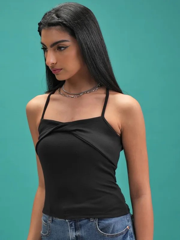 Solid Fitted Top